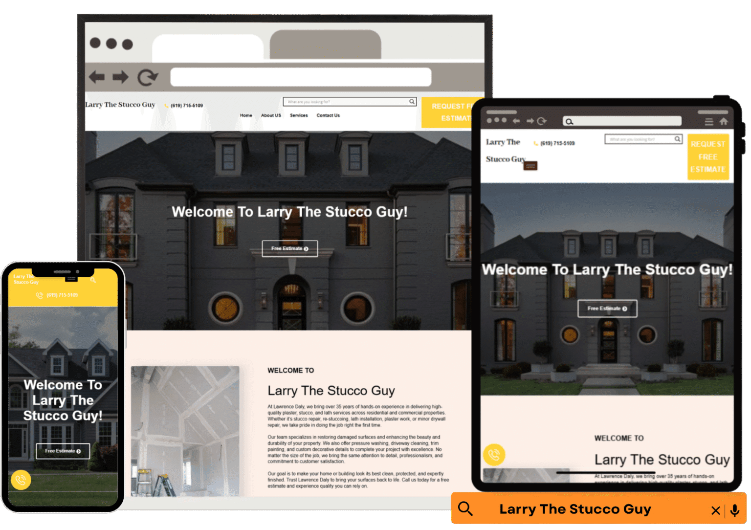 Pinnacle Home Remodeling website preview
