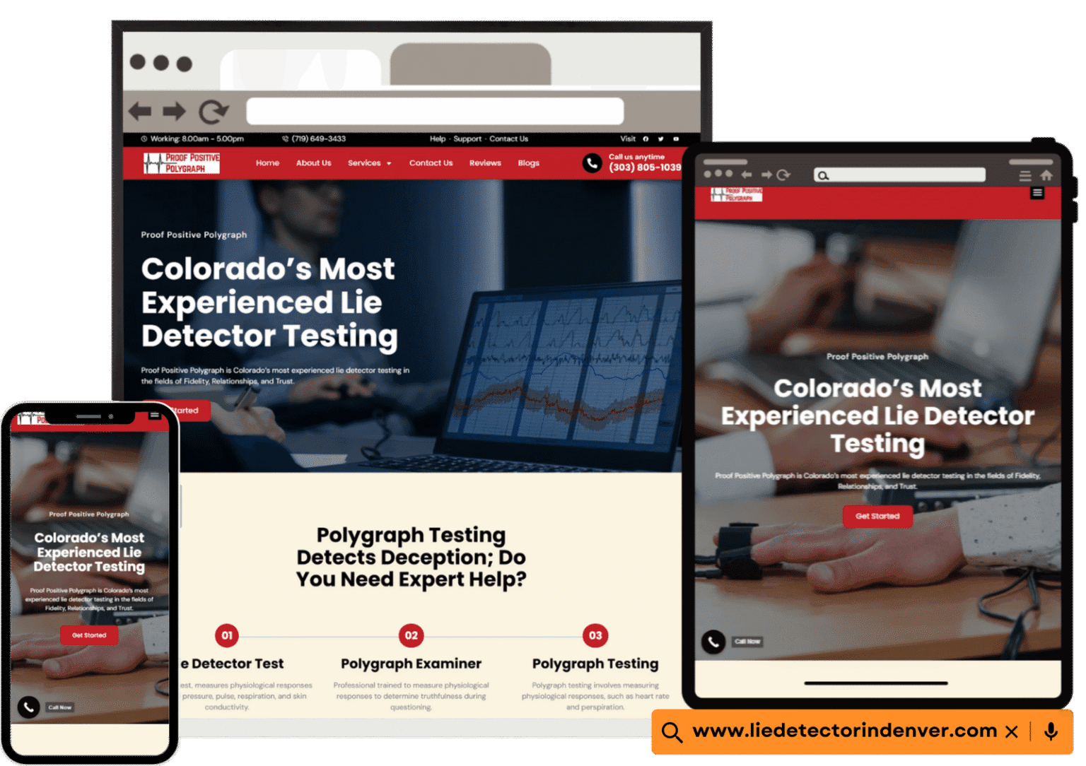 Veritas Polygraph Services website preview