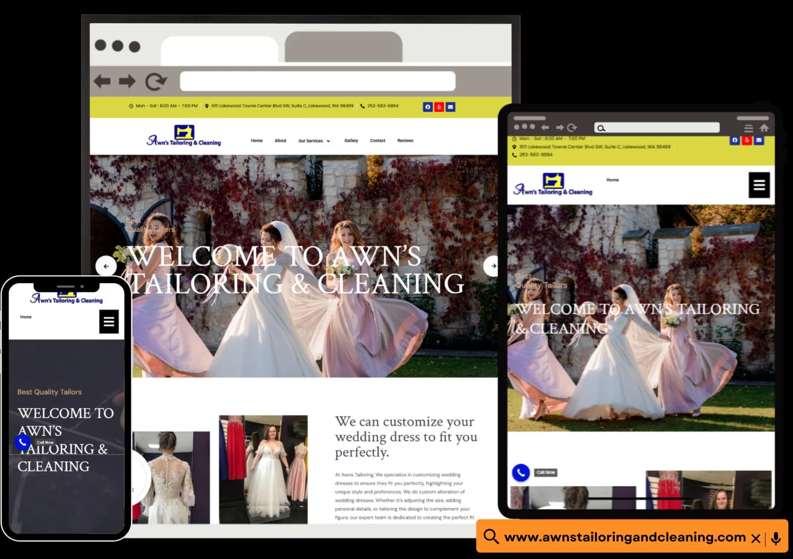 Bespoke Sartorial website preview